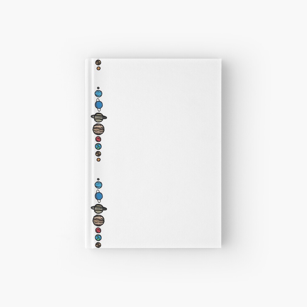 Planets Colour Hardcover Journal