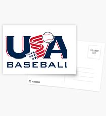 USA Baseball Logo V2 Postcards