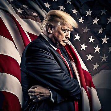 Trump Hugging Flag Mug, President Donald Trump Cup, Sonald Trump Coffee  Mug, Patriot Conservative Gifts, American Flag Love, America First 