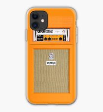 Orange color amp amplifier iPhone Case
