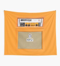 Tela decorativa Amplificador de amplificador de color naranja