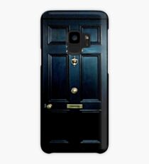 Haunted Blue Door with 221b number Case/Skin for Samsung Galaxy