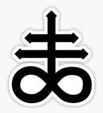 Sulfuric Cross Sticker