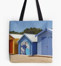 Beach boxes Tote Bag