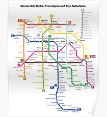 Mexico City Metro - Mexico City Poster