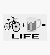 Bikes & Beer! Photographic Print