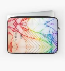 Broken Damaged Cracked out back White iphone Photograph Laptop Sleeve