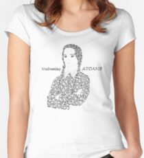 Wednesday in The Addams Family Women's Fitted Scoop T-Shirt