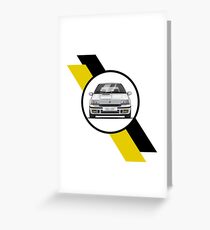Renault Clio 16v Flag / Only Front Greeting Card