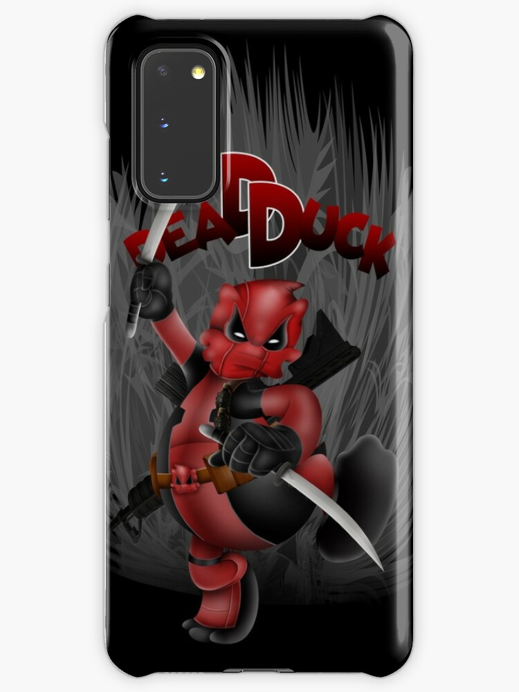 The Dead Duck Red Black Ninja Case Skin For Samsung Galaxy By Galihart Redbubble