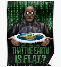 What if i Told you that the earth is FLAT ? Poster