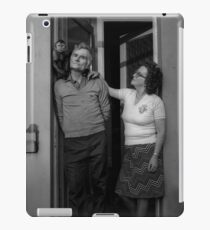 Couple and Monkey - Blackburn a Town and Its People iPad Case/Skin