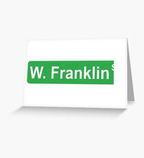 W. Franklin St Greeting Card