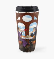 Tee mit Keksen. Fräulein und Doktor Thermobecher