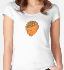 Bitcoin Cerebellum Women's Fitted Scoop T-Shirt