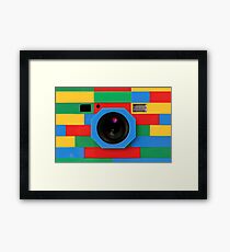 Retro Classic Toys Rainbow Camera Framed Print