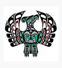 Northwest Pacific coast Haida art Thunderbird Photographic Print