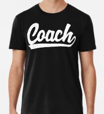 Klassische Trainer-T-Shirts | Vintage sportlich inspirierte Sport Coach Trainer Shirts Premium T-Shirt