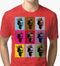 OBAMA WARHOL STYLE Tri-blend T-Shirt