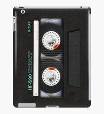 Classic retro Black cassette tape iPad Case/Skin