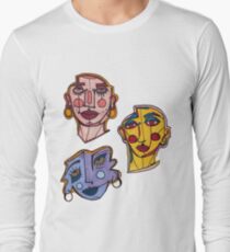 FACES Long Sleeve T-Shirt