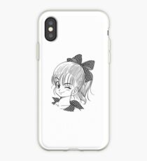 Fanart Is Illegal - Bulma Wink Black iPhone Case