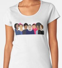 Feminist Girl Gang- Squad Goals Women's Premium T-Shirt