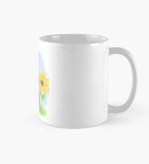 Cat with sunflower Mug