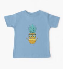 Ananas-Sommer-Sonnenbrille Baby T-Shirt