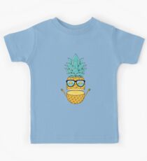 Pineapple Summer Sunglasses Kids Tee