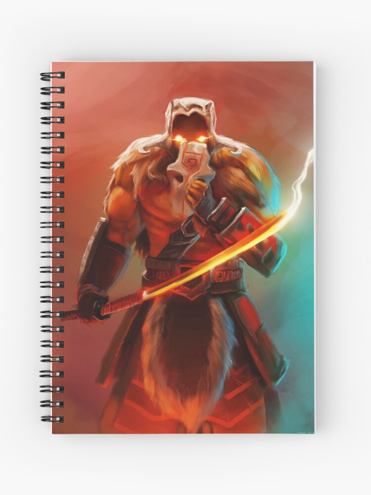 Juggernaut Art Dota 2 Spiral Notebook