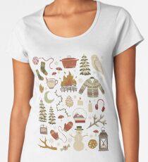 Winter Nights Women's Premium T-Shirt