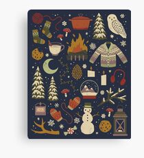 Winter Nights Canvas Print