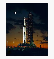 APOLLO 4, Saturn V Rakete, für die amerikanischen bemannten Mondlandung Missionen verwendet Fotodruck