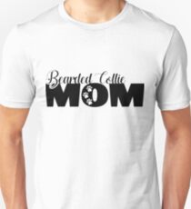 Camiseta ajustada barbudo mamá del collie - Hundemama
