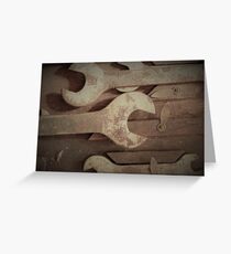 Rusty Wrenches Greeting Card