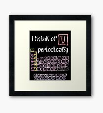 Valentine's Day T Shirt for geeks and nerds Framed Print