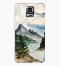 Cloudy Mountains Case/Skin for Samsung Galaxy
