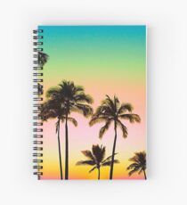 Cuaderno de espiral Neon Palm Sky
