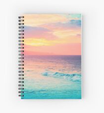 Hookipa Surf Sunset Spiral Notebook
