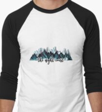 The Night Court Watercolor Mountains Baseball ¾ Sleeve T-Shirt