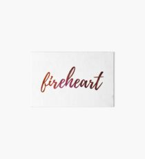 Fireheart- Throne of Glass Art Board Print