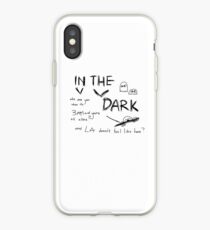 Vinilo o funda para iPhone En la escritura oscura