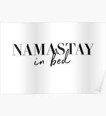 Namastay im Bett, namaste Poster