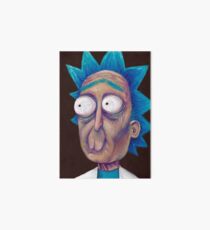Rick and Morty-- trippy Rick Art Board