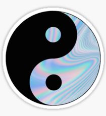 Holographic Yin Yang Sticker