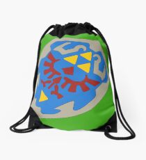 Hylian Shield Drawstring Bag