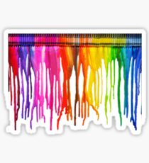 Dripping Crayons Sticker