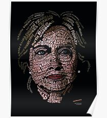 Hillary Clinton: Historic Women Portrait Poster