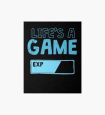 Lag Kills Funny Gamer Gift Art Board